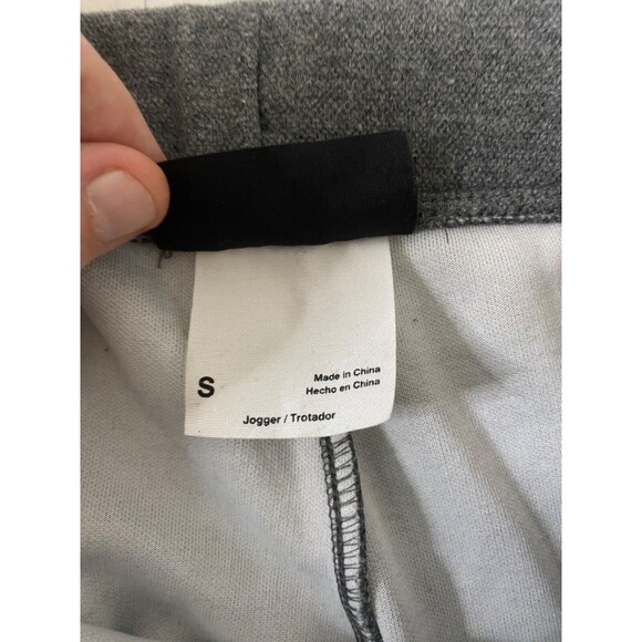 Mens Small Jogger Sweatpants Original Use Grey Drawstring Cargo - Picture 12 of 14